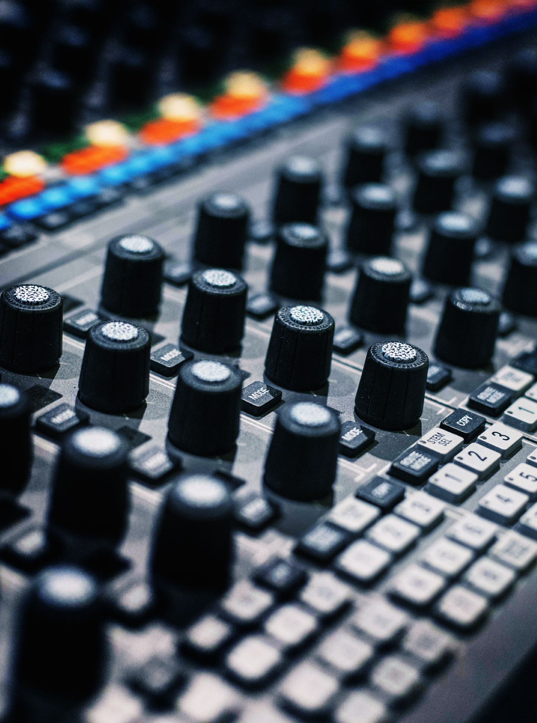 sound engineering keyboard, sound equipment, editing bay