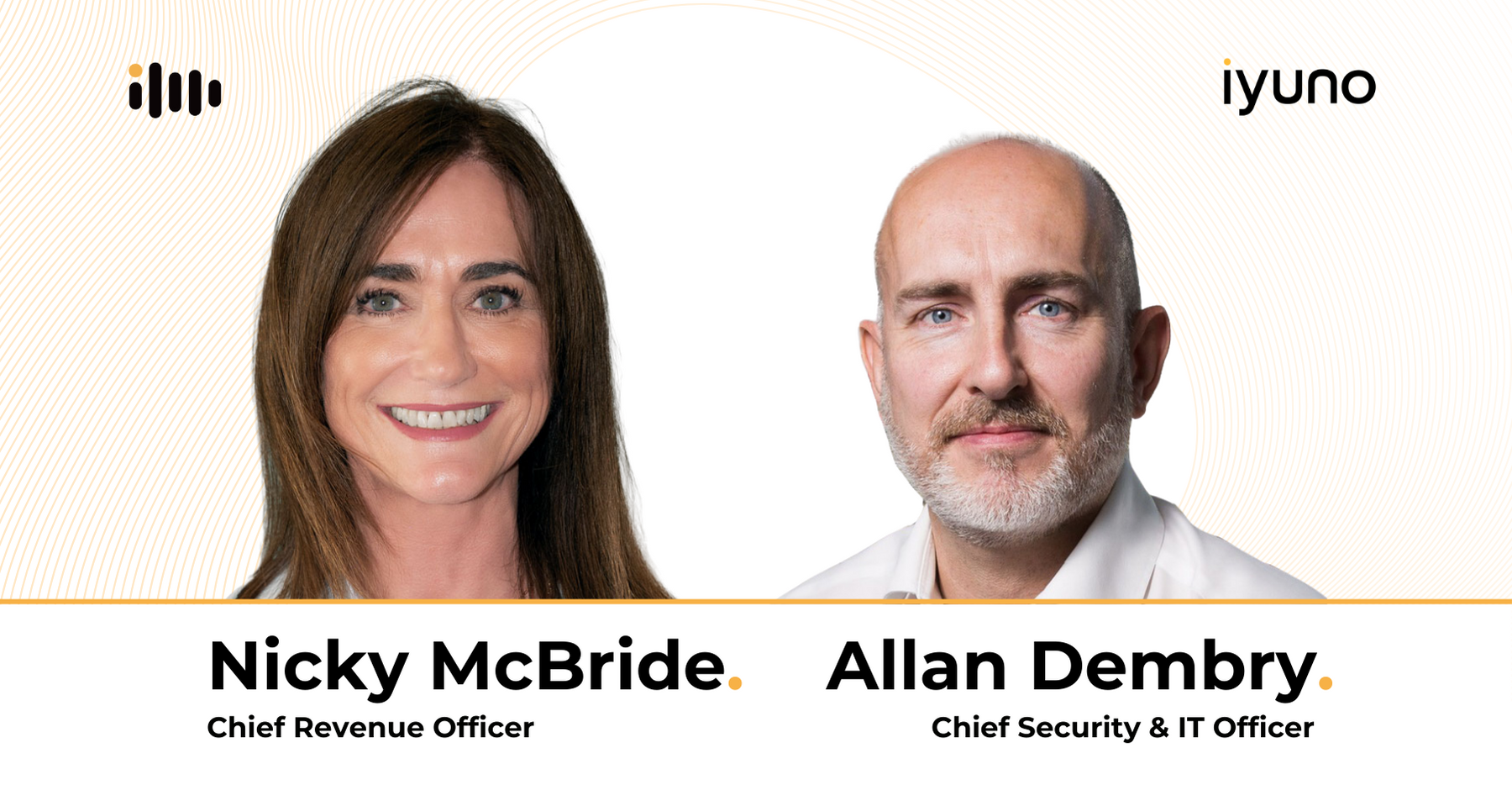 Iyuno's Nicky McBride and Allan Dembry