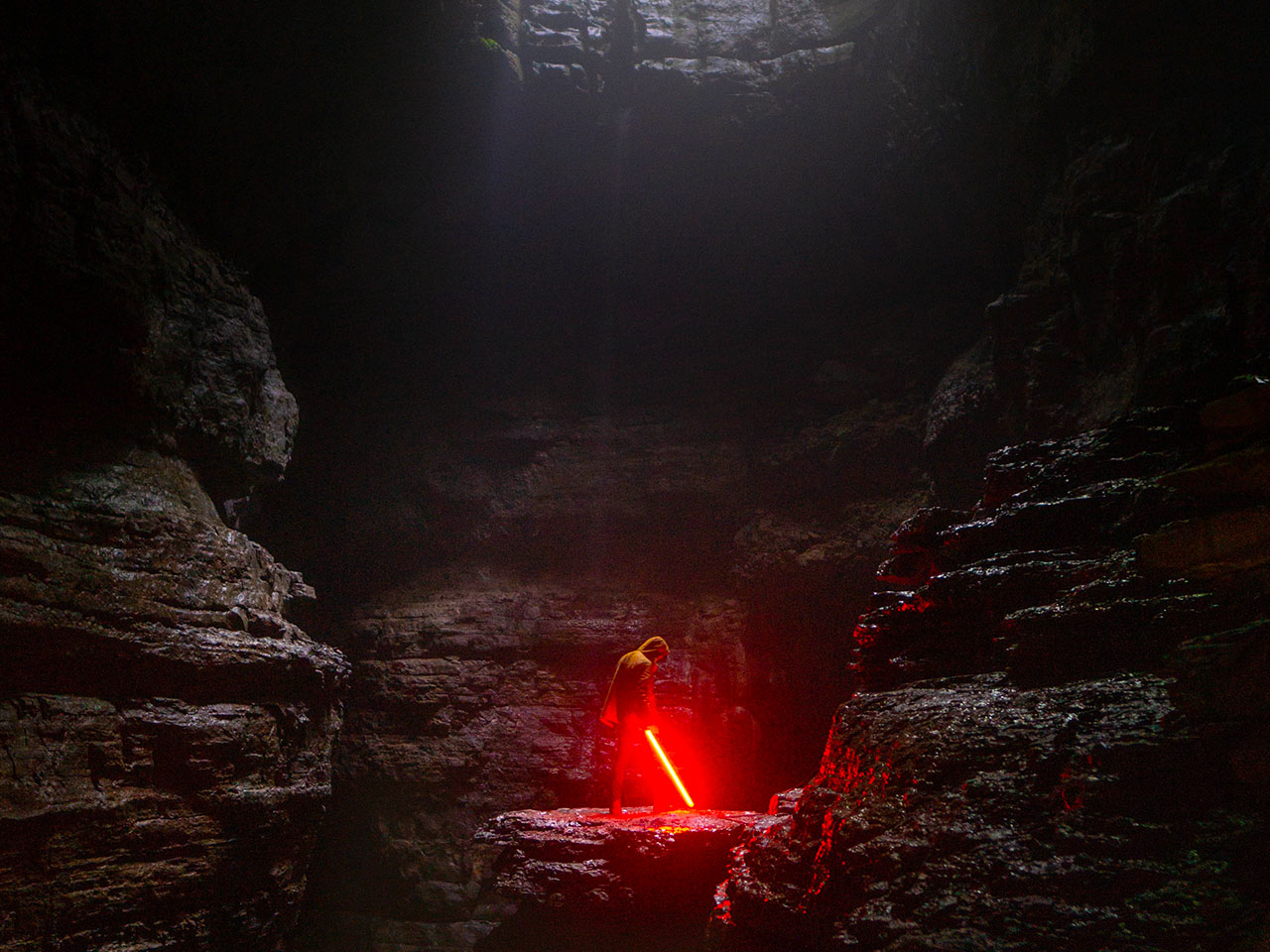 siren lights, night time, police force